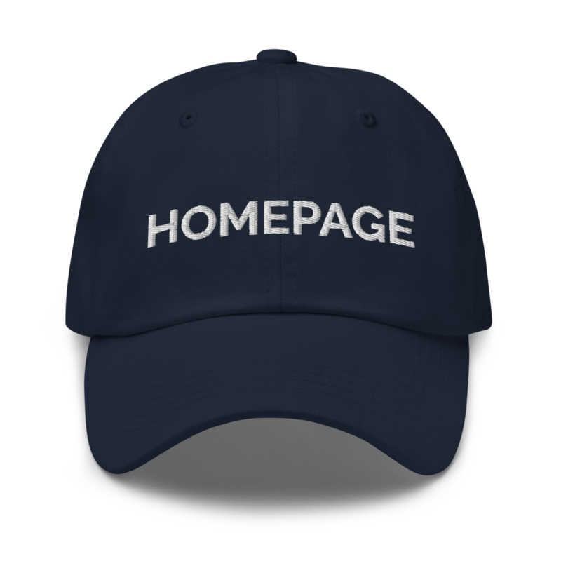 Homepage Hat - Navy