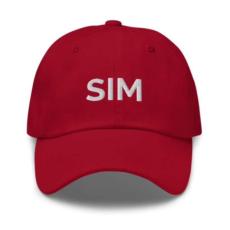 Sim Hat - Cranberry