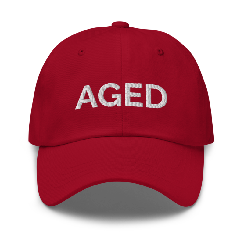 Aged Hat - Cranberry