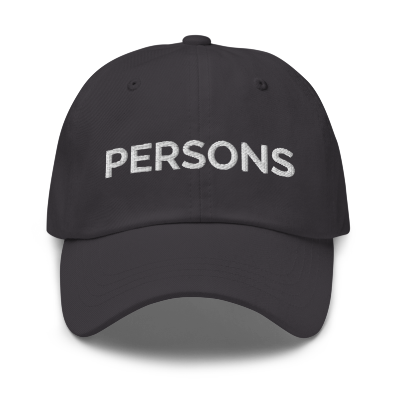 Persons Hat - Dark Grey