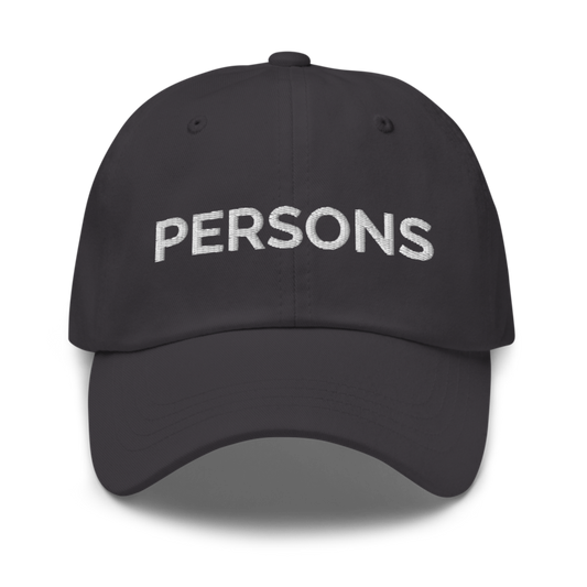 Persons Hat - Dark Grey