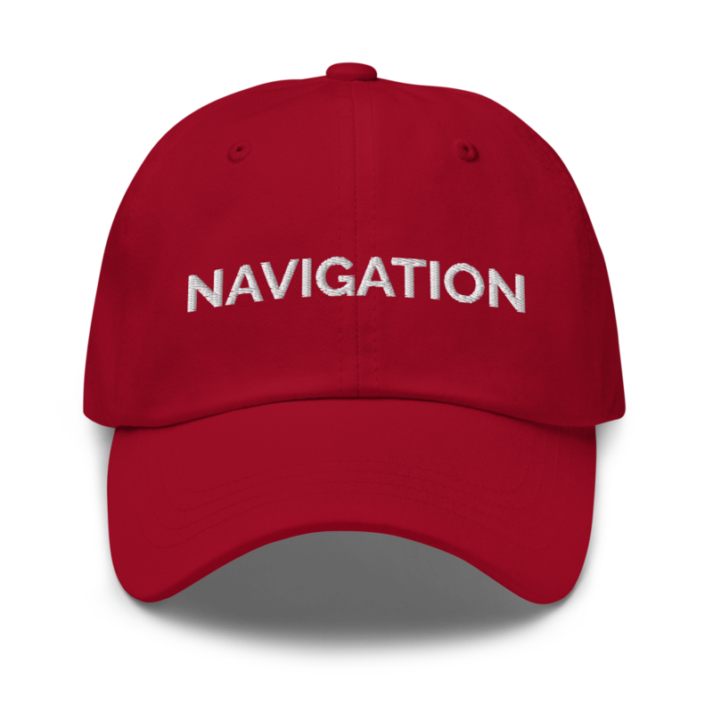 Navigation Hat - Cranberry