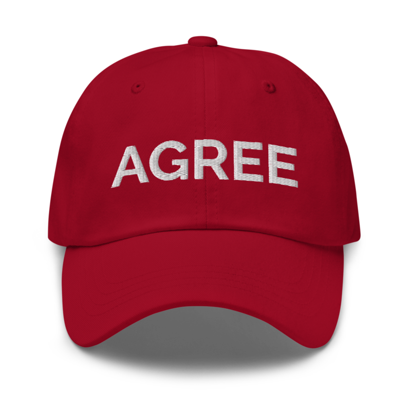 Agree Hat - Cranberry