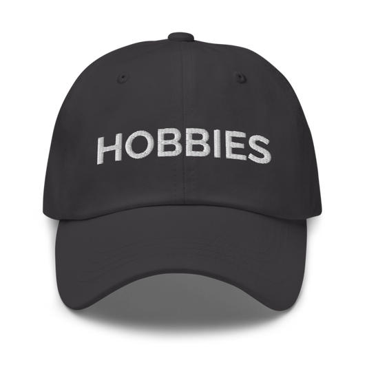 Hobbies Hat - Dark Grey