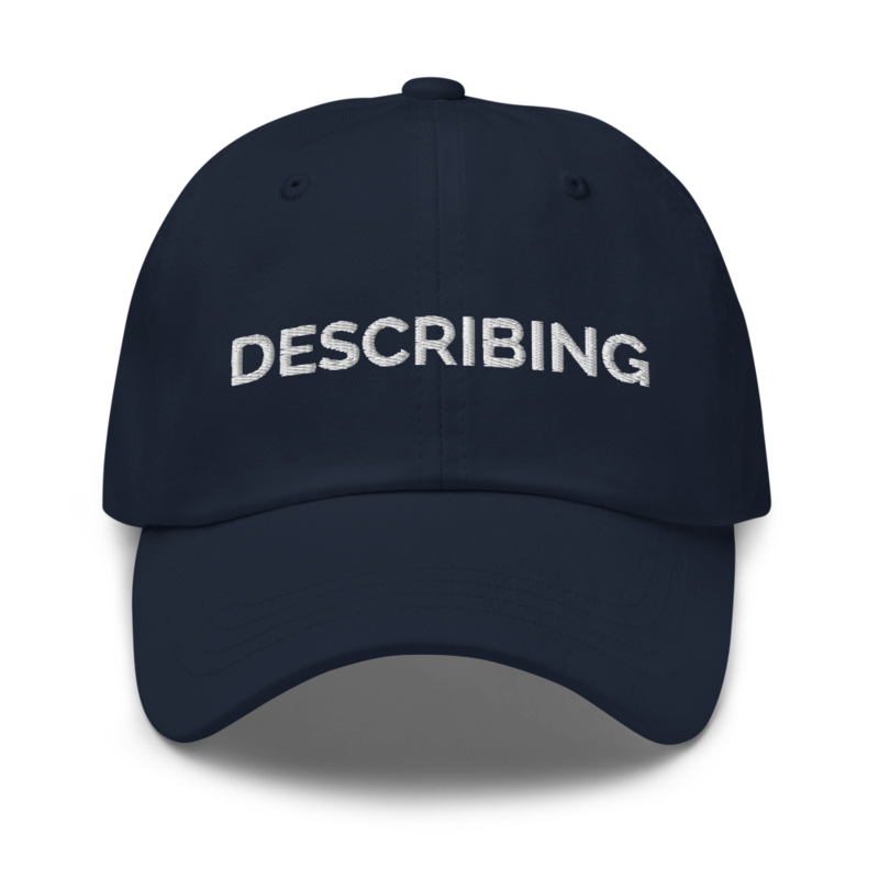 Describing Hat - Navy
