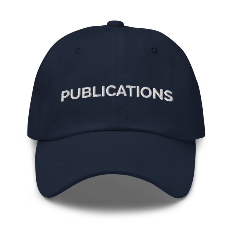 Publications Hat - Navy