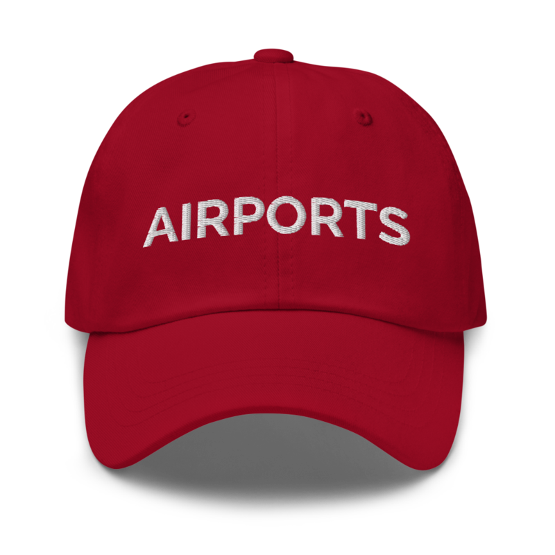 Airports Hat - Cranberry