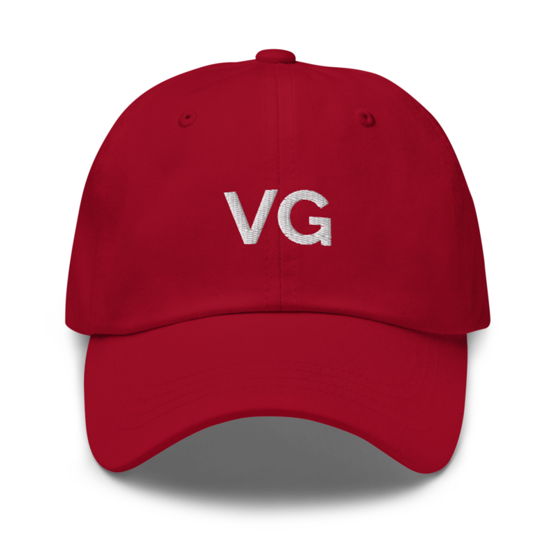Vg Hat - Cranberry