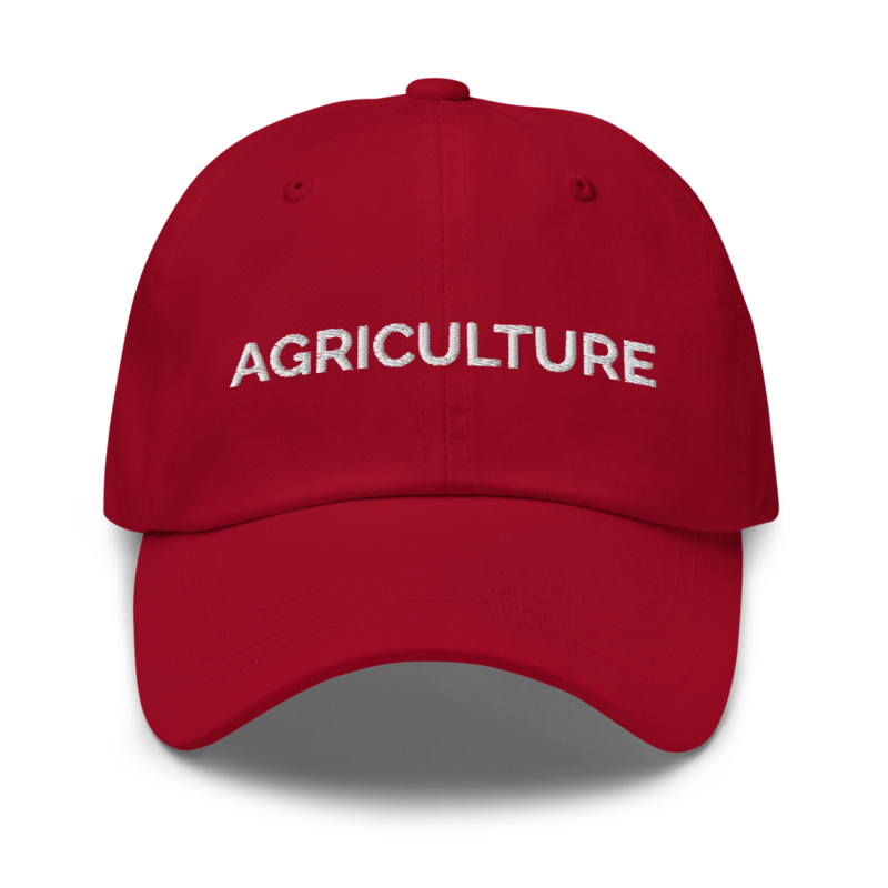 Agriculture Hat - Cranberry