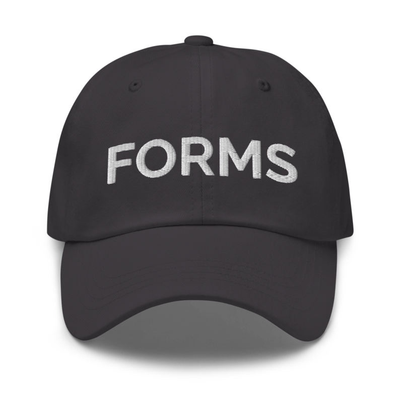 Forms Hat - Dark Grey