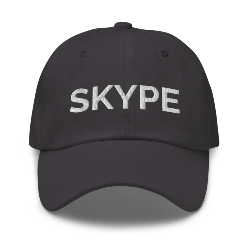Skype Hat - Dark Grey