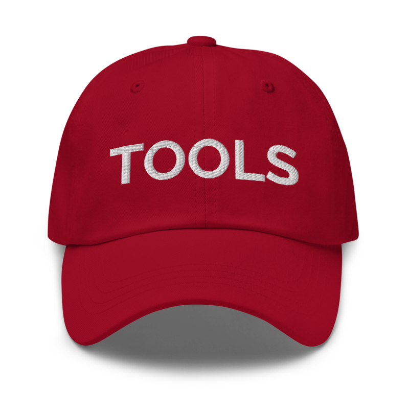 Tools Hat - Cranberry