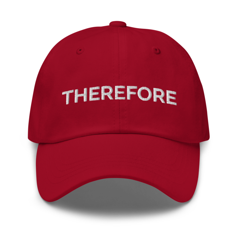 Therefore Hat - Cranberry