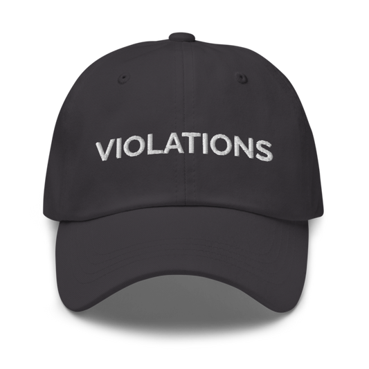 Violations Hat - Dark Grey