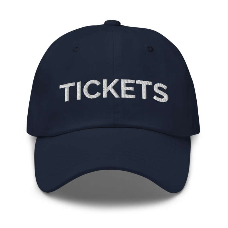 Tickets Hat - Navy