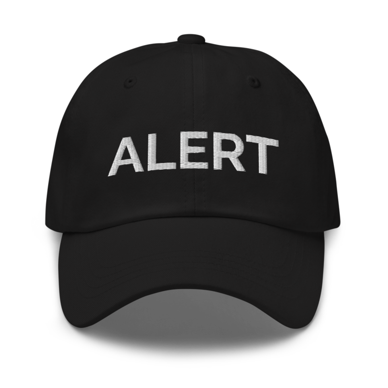 Alert Hat - Black