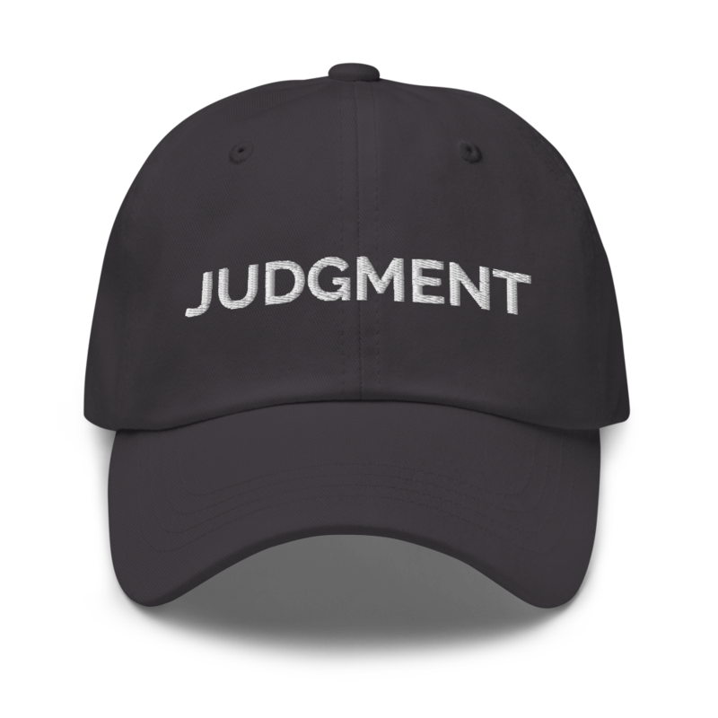 Judgment Hat - Dark Grey