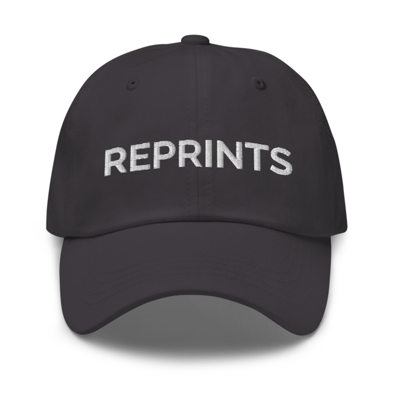 Reprints Hat - Dark Grey