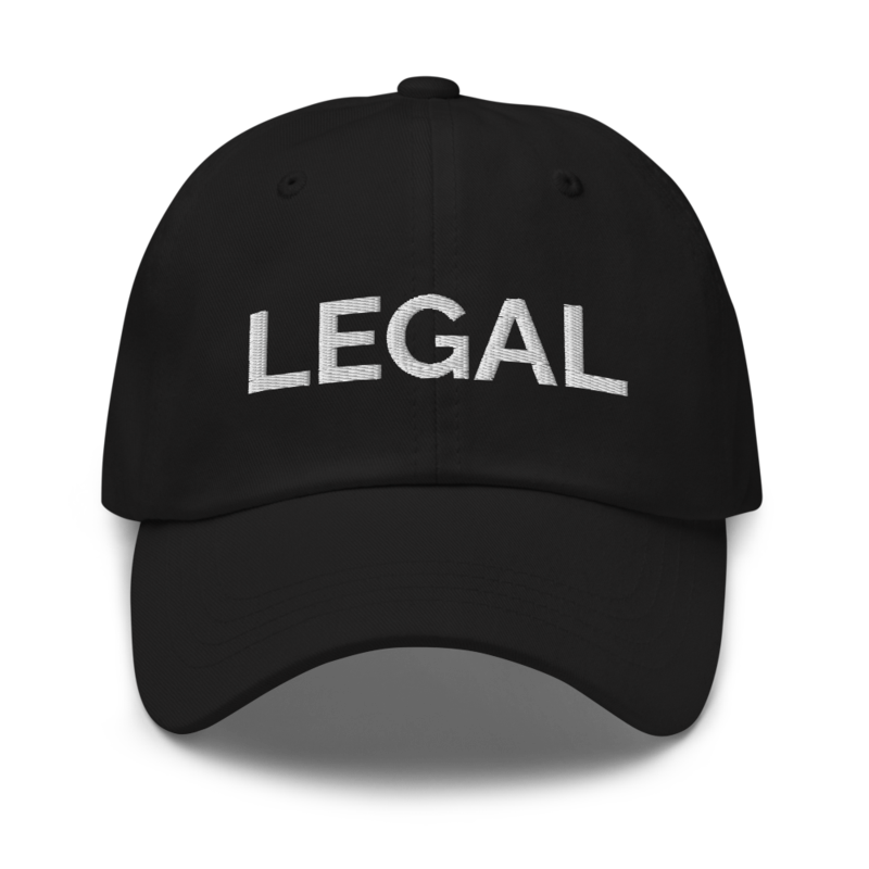 Legal Hat - Black