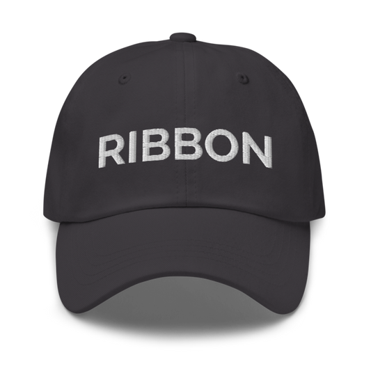 Ribbon Hat - Dark Grey