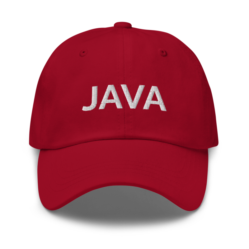 Java Hat - Cranberry