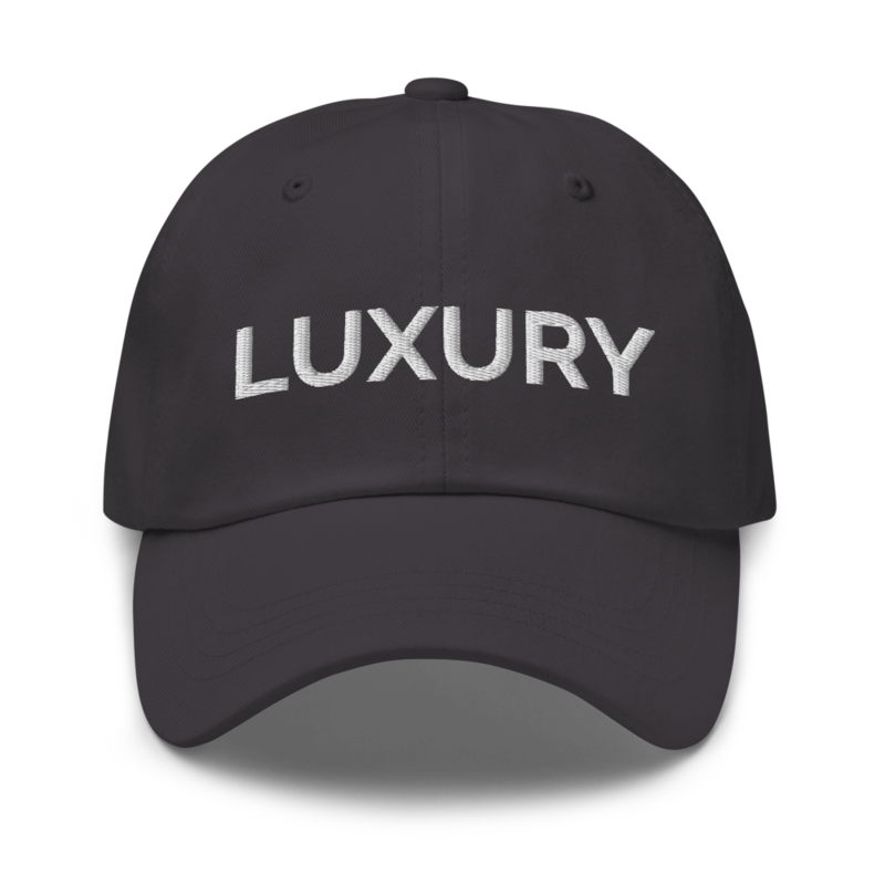 Luxury Hat - Dark Grey