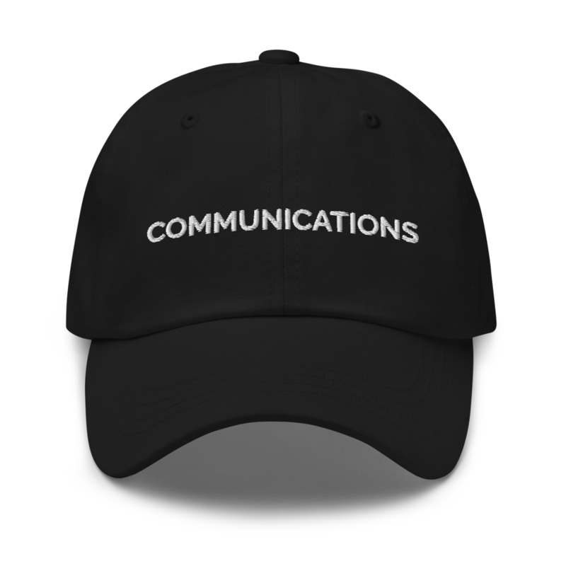 Communications Hat - Black