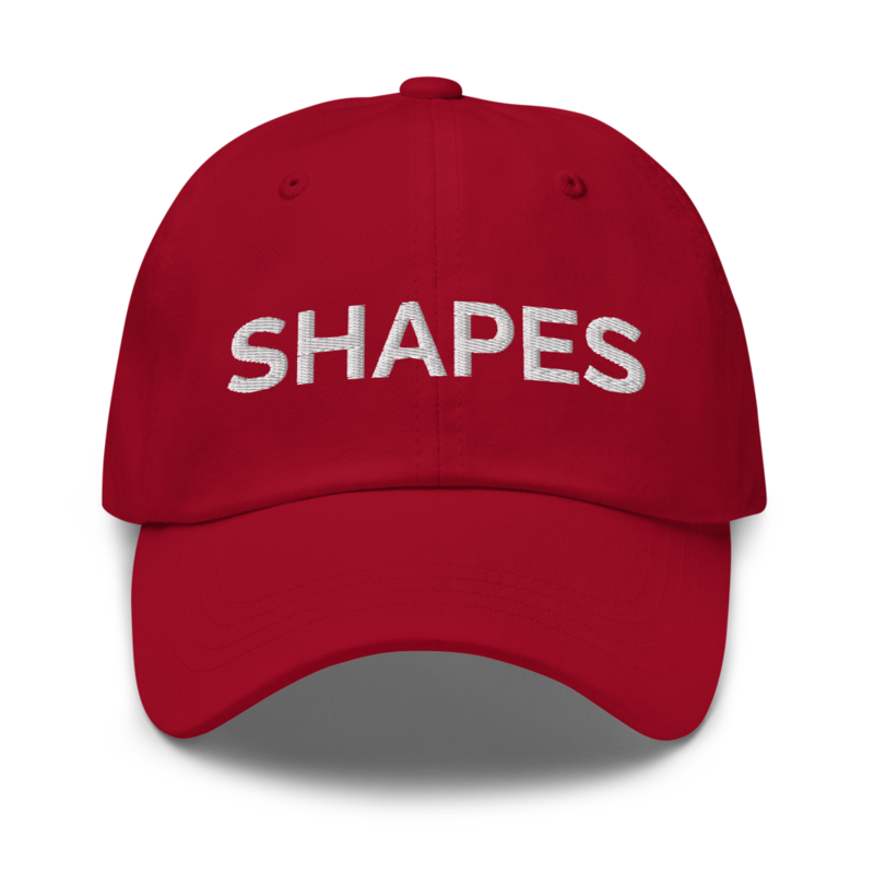 Shapes Hat - Cranberry