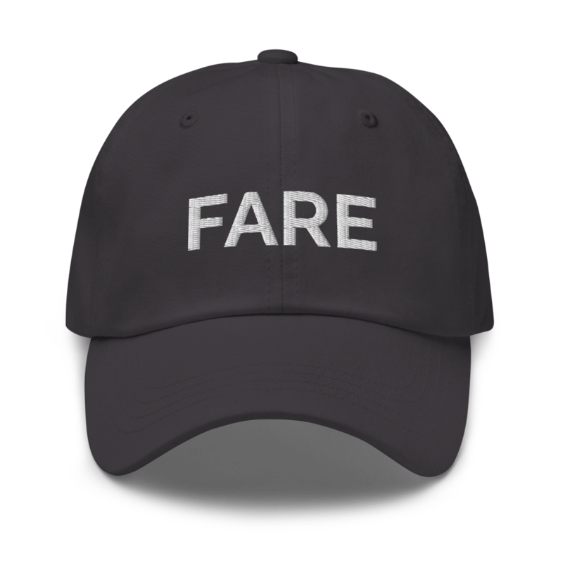 Fare Hat - Dark Grey