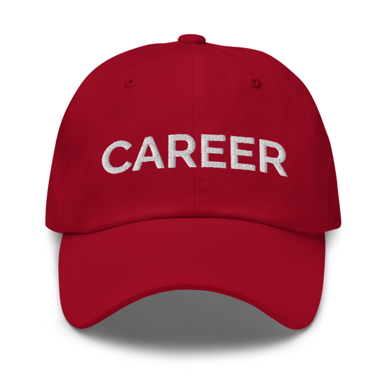 Career Hat - Cranberry