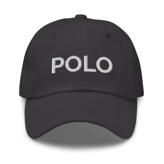 Polo Hat - Dark Grey