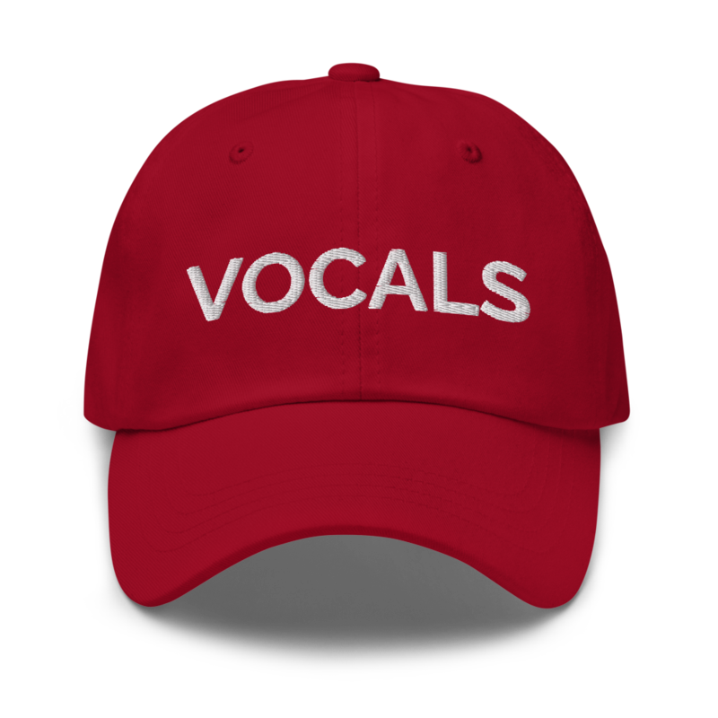 Vocals Hat - Cranberry