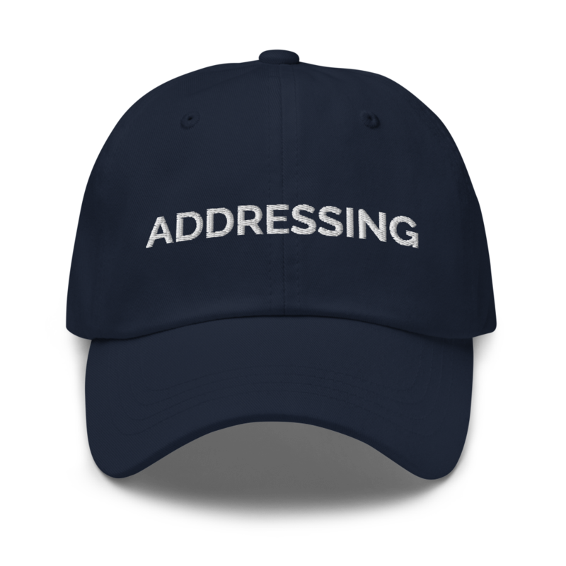 Addressing Hat - Navy
