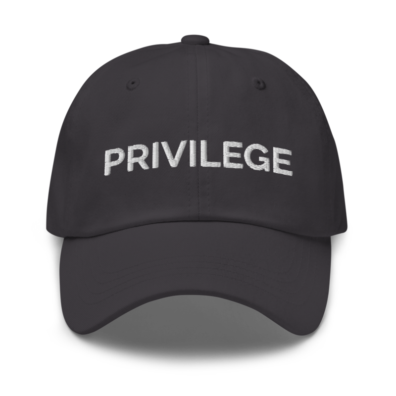 Privilege Hat - Dark Grey