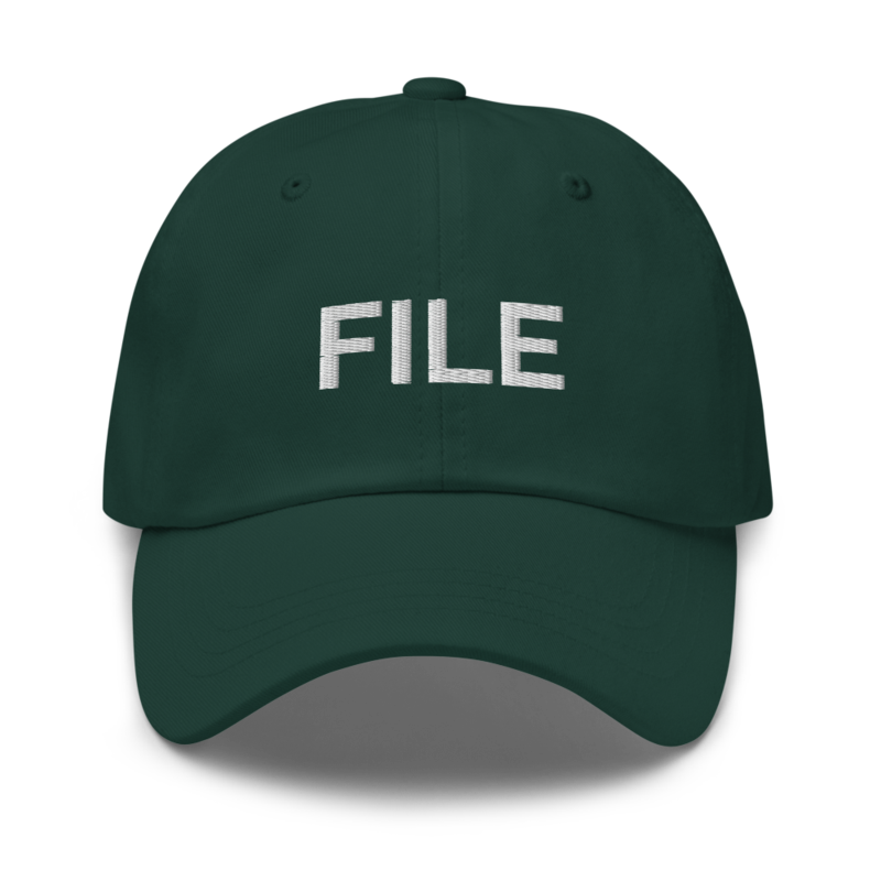 File Hat - Spruce