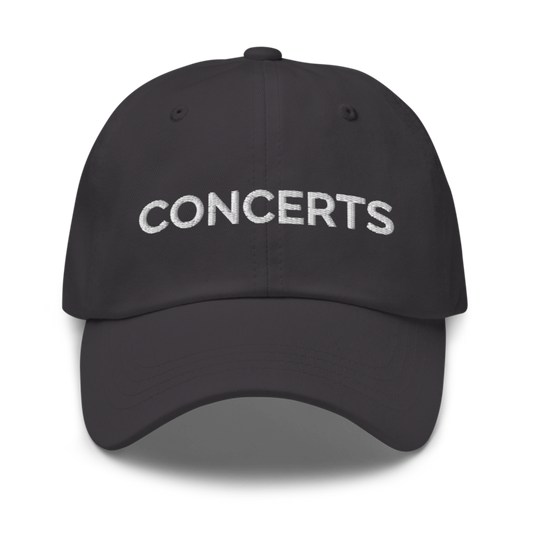 Concerts Hat - Dark Grey