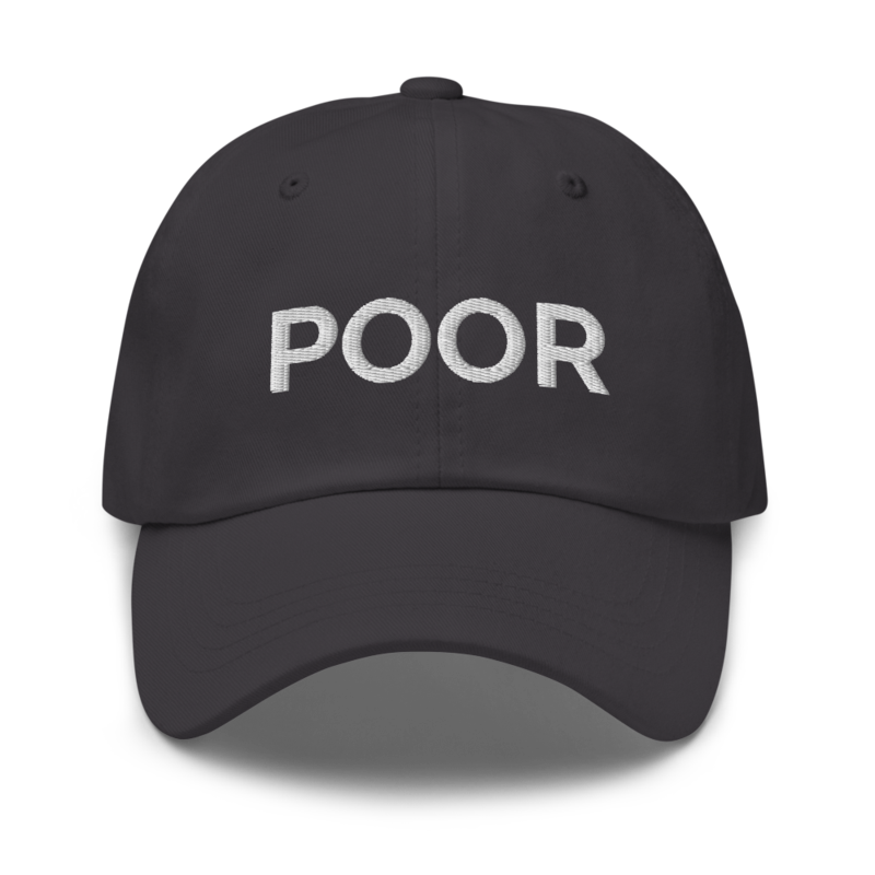 Poor Hat - Dark Grey