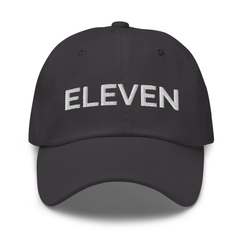 Eleven Hat - Dark Grey