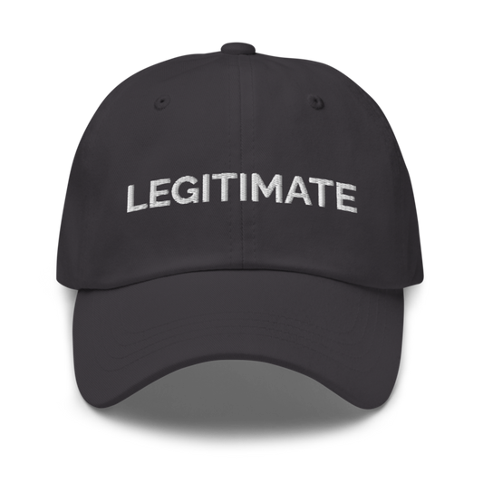 Legitimate Hat - Dark Grey