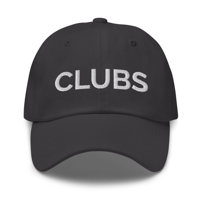 Clubs Hat - Dark Grey