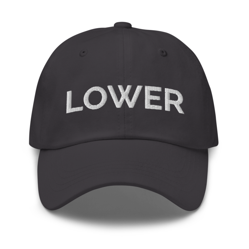 Lower Hat - Dark Grey