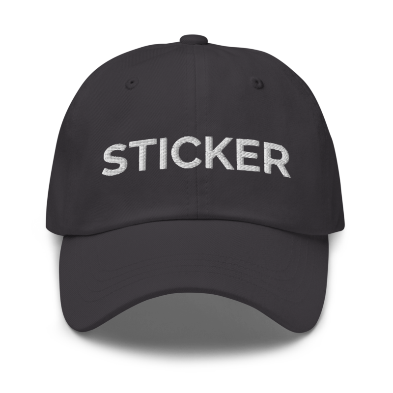 Sticker Hat - Dark Grey