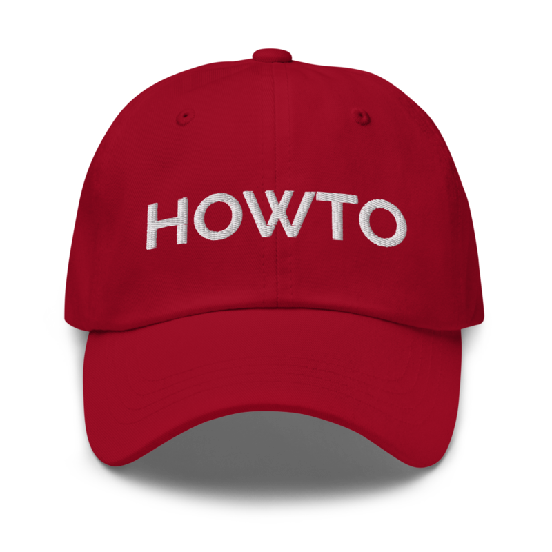 Howto Hat - Cranberry