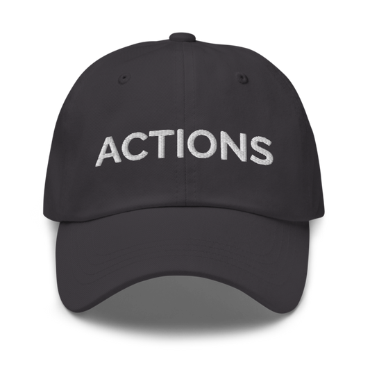 Actions Hat - Dark Grey