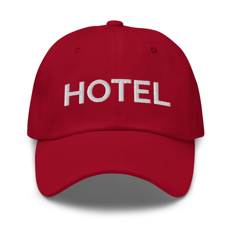 Hotel Hat - Cranberry