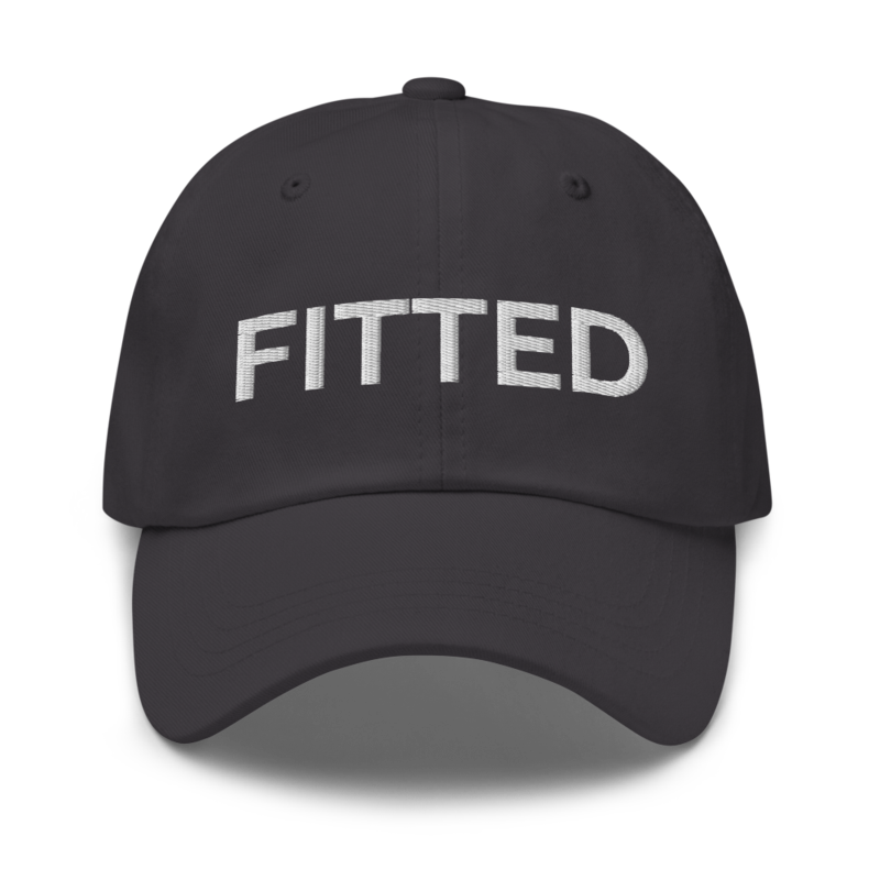 Fitted Hat - Dark Grey