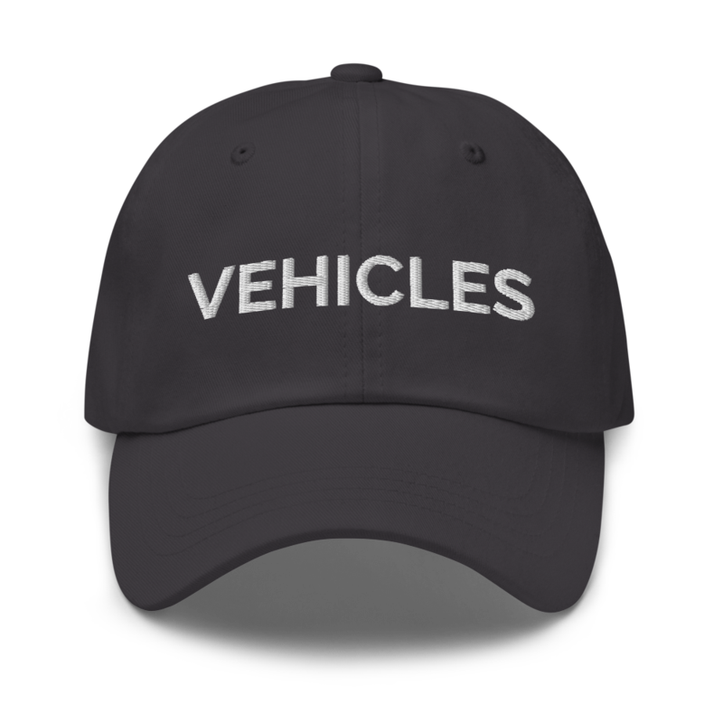 Vehicles Hat - Dark Grey