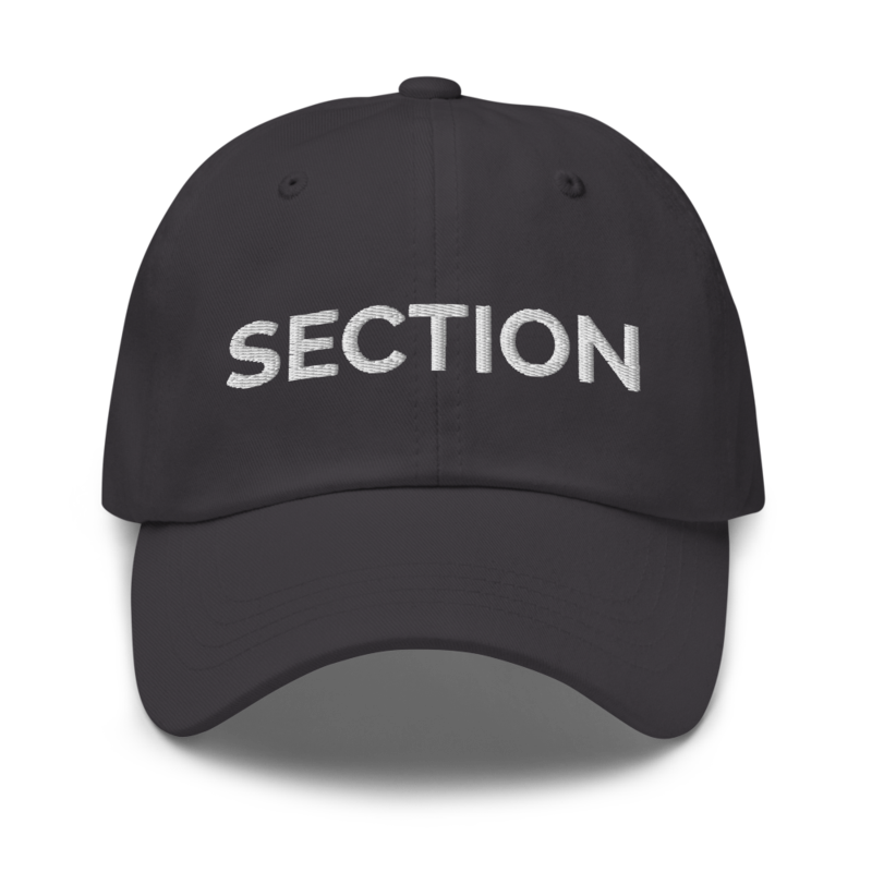 Section Hat - Dark Grey