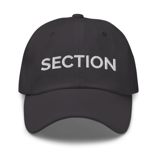 Section Hat - Dark Grey