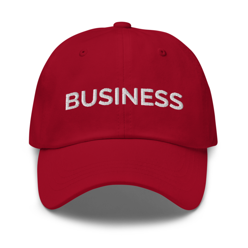 Business Hat - Cranberry